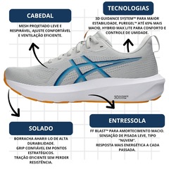 Tênis Masculino Asics GT 1000 14 - Foto 2