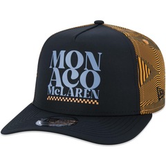 Boné Adulto McLaren Mônaco A-Frame F1 Team New Era Ajustável Fit 9Forty Aba Curva - Foto 2