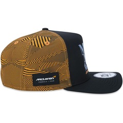 Boné Adulto McLaren Mônaco A-Frame F1 Team New Era Ajustável Fit 9Forty Aba Curva - Foto 7