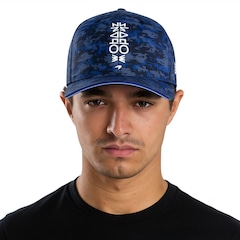 Boné Adulto McLaren F1 Team Digital Camo New Era Azul Aba Curva Fit 9Forty Aba Curva - Foto 4