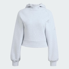 Blusão de Moletom com Capuz Soft Lux adidas Feminino - Foto 2
