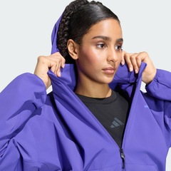 Jaqueta de Malha adidas Z.N.E. Feminina - Foto 6