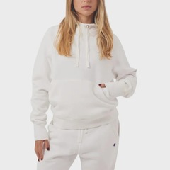 Moletom Canguru Champion Hoodie Raglan Mini Script Feminino - Foto 1