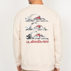Moletom Quiksilver Careca Three Logo - Masculino - Foto 2