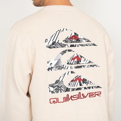 Moletom Quiksilver Careca Three Logo - Masculino - Foto 3