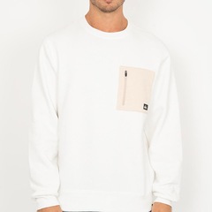 Moletom Quiksilver Careca Big Pocket WT26 Masculino - Foto 1