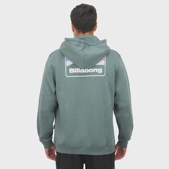 Moletom Billabong Runner Dark Green Importado - Masculino - Foto 2
