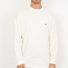 Camiseta Quiksilver Manga Longa Embroidery Over Snow - Masculina - Foto 1
