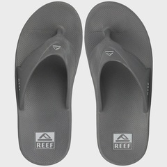 Chinelo Reef Fanning H2O Gray - Masculino - Foto 1