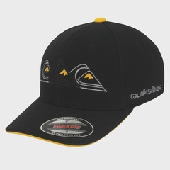 Boné Unissex Quiksilver Emb Three Logo - Aba Curva - Foto 1