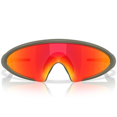 Óculos de Sol Unissex Oakley Ellipse Latitude Matte Moss Prizm Ruby - Foto 3