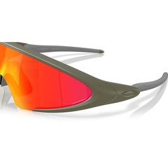 Óculos de Sol Unissex Oakley Ellipse Latitude Matte Moss Prizm Ruby - Foto 5