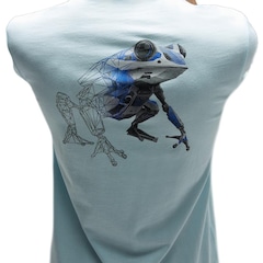 Camiseta Oakley Futurescape Frog WT26 Masculina - Foto 3