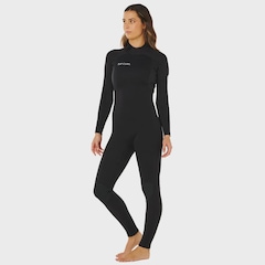 Long John Rip Curl Trad Feminino Back Zip Black - 3/2mm - Foto 1