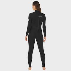Long John Rip Curl Trad Feminino Back Zip Black - 3/2mm - Foto 6