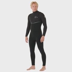 Long John Rip Curl E-Bomb Zip Free Black Masculino  - 2/2 mm - Foto 1