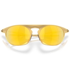 Óculos de Sol Unissex Oakley Neo Jacket Satin Gold 0658 - Foto 7