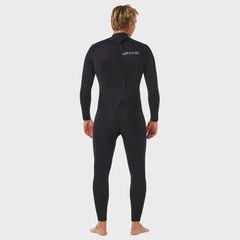Long John Rip Curl Trad Masculino Back Zip Black - 3/2mm - Foto 6