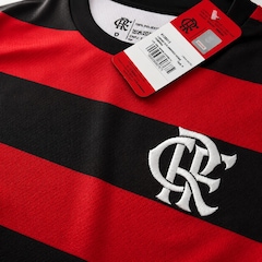 Camisa do Flamengo Home Rubro Negro Betel - Feminina - Foto 4