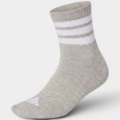 Kit Meias com 3 Pares adidas Cush Cano Médio - Foto 4