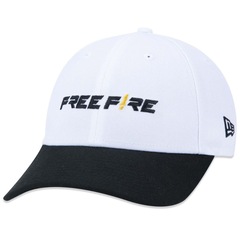 Boné Adulto Free Fire New Era Ajustável Fit Aba Curva - Foto 1