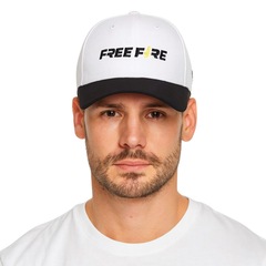 Boné Adulto Free Fire New Era Ajustável Fit Aba Curva - Foto 2
