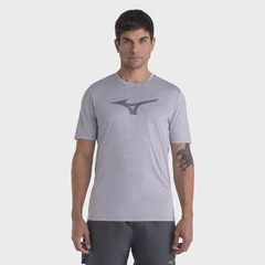 Camiseta de Corrida Mizuno Run Spark Mescla Masculina - Foto 1