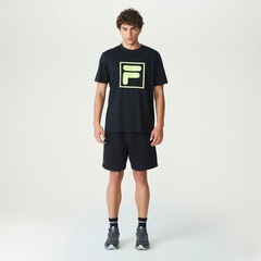 Bermuda Fila Comfort Letter II Masculina - Foto 1