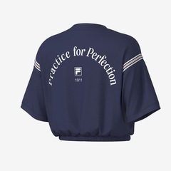 Camiseta Fila Cropped Chevron Letter Feminina - Foto 2