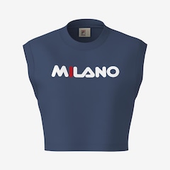 Camiseta Regata Fila Cropped Ag Feminina - Foto 3