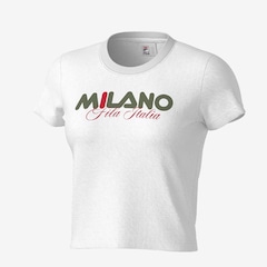 Camiseta Fila Slim Milano Ag Feminina - Foto 1