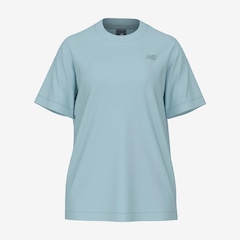 Camiseta Oversized Small Logo Mew Balance Feminina - Foto 1