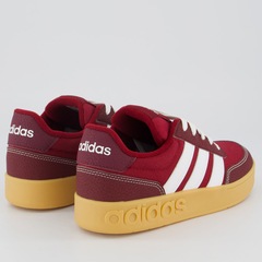 Tênis Infantil adidas Breakbase Bordô - Foto 3