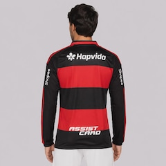 Camisa Manga Longa do Flamengo adidas Com Patrocínio I 2026 - Masculina - Foto 4