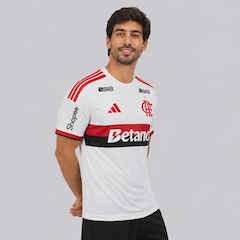 Camisa do Flamengo adidas Com Patrocínios II 2026 - Masculina - Foto 2