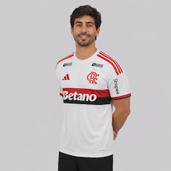 Camisa do Flamengo adidas Com Patrocínios II 2026 - Masculina - Foto 3