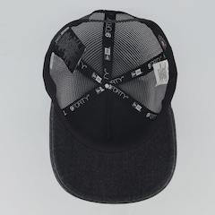 Boné Adulto New Era Los Angeles Dodgers MLB Trucker Aba Curva - Foto 4