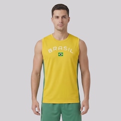 Camiseta Regata do Brasil Brisa Braziline - Masculina - Foto 1