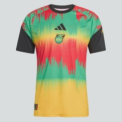 Camisa Jamaica adidas Pré-Jogo I 2026 - Masculina - Foto 4