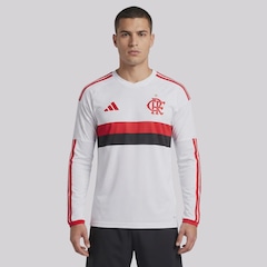 Camisa Manga Longa do Flamengo adidas II 2026 - Masculina - Foto 1