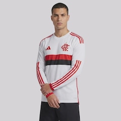 Camisa Manga Longa do Flamengo adidas II 2026 - Masculina - Foto 3
