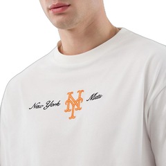 Camiseta New Era Regular  MLB New York Mets New Era Masculina - Foto 2