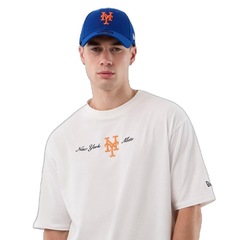 Camiseta New Era Regular  MLB New York Mets New Era Masculina - Foto 3