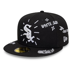 Bone New Era 59FIFTY MLB Chicago White Sox Paisley Masculino - Foto 1