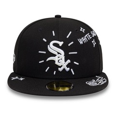 Bone New Era 59FIFTY MLB Chicago White Sox Paisley Masculino - Foto 2