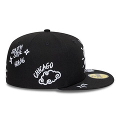Bone New Era 59FIFTY MLB Chicago White Sox Paisley Masculino - Foto 6