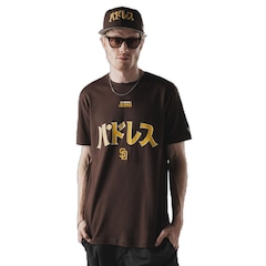 Camiseta New Era Regular San Diego Padres MLB Hyperfly Masculina - Foto 1