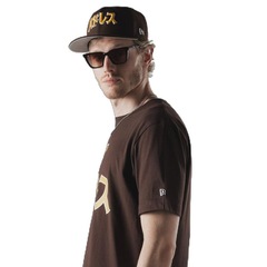 Camiseta New Era Regular San Diego Padres MLB Hyperfly Masculina - Foto 3