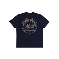 Camiseta New Era Regular New York Mets MLB Masculina - Foto 3