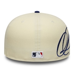 Bone New Era 59FIFTY Low Profile  MLB Los Angeles Dodgers Side Script Masculino - Foto 4